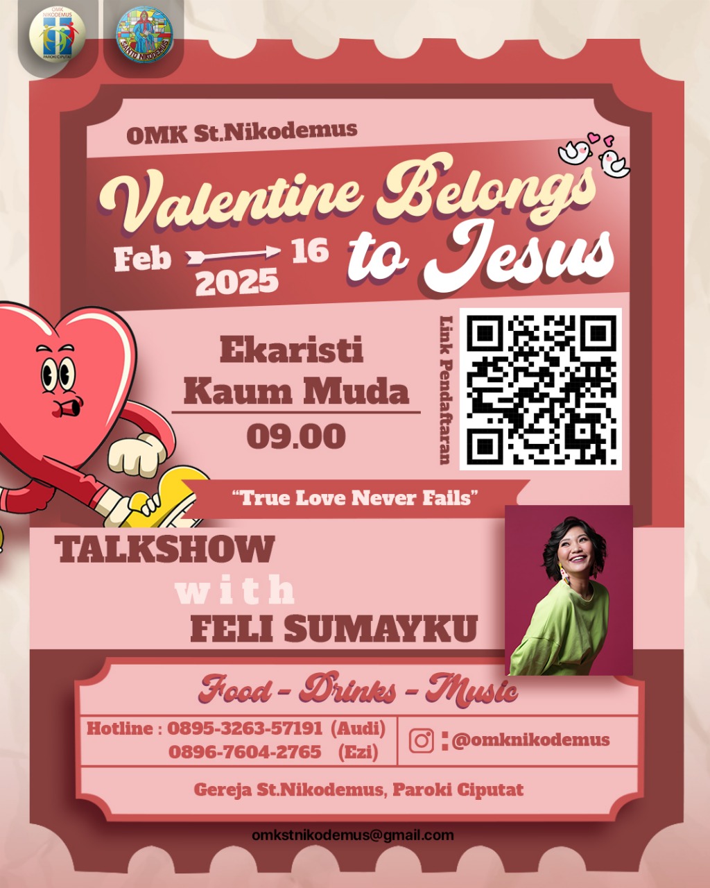 Valentine belongs to Jeus